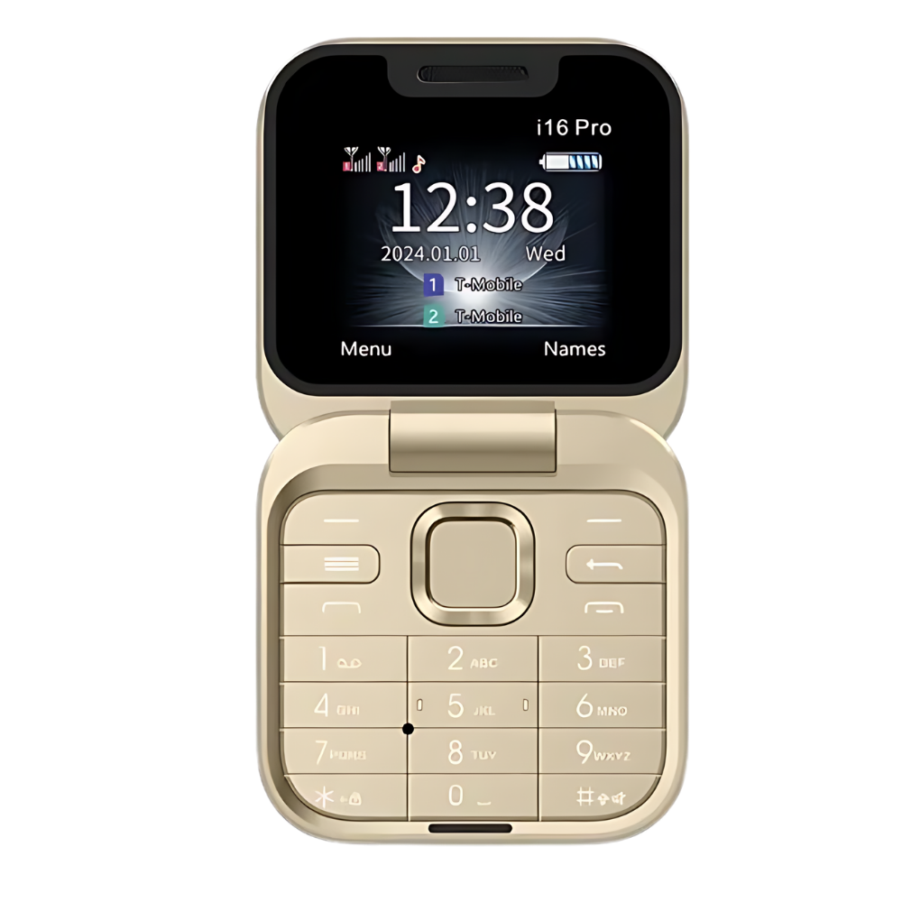 Kleine Dual Sim Vouwtelefoon Basis Model
