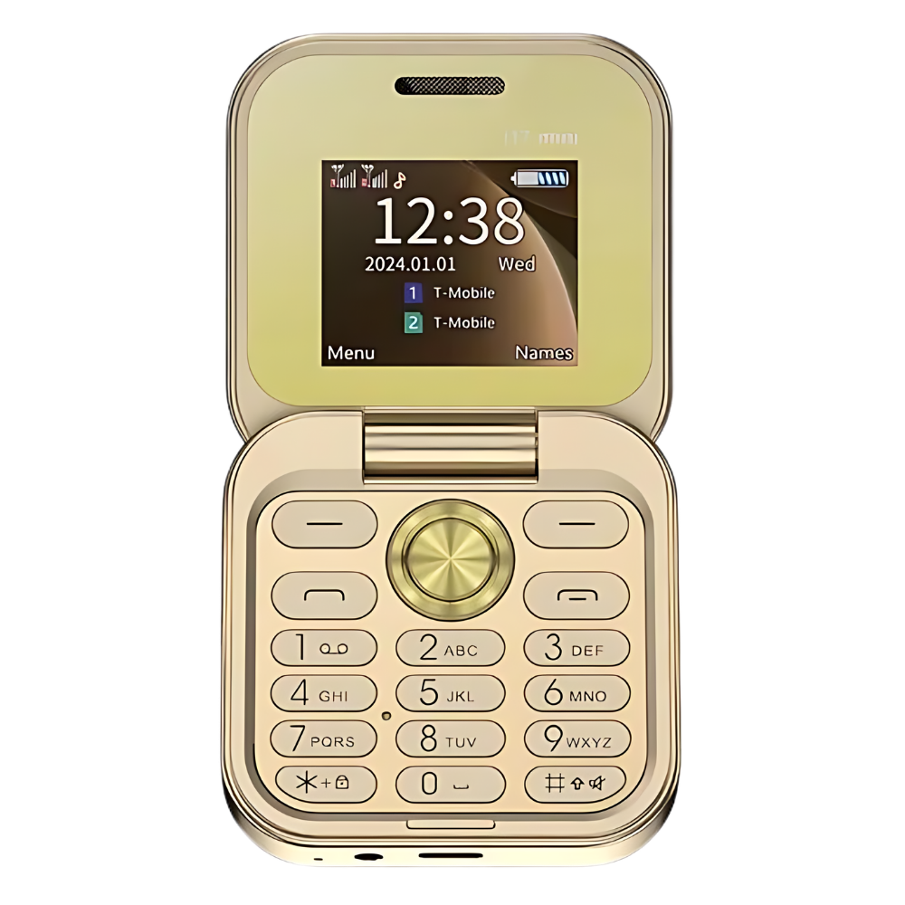 Kleine Dual Sim Vouwtelefoon Basis Model