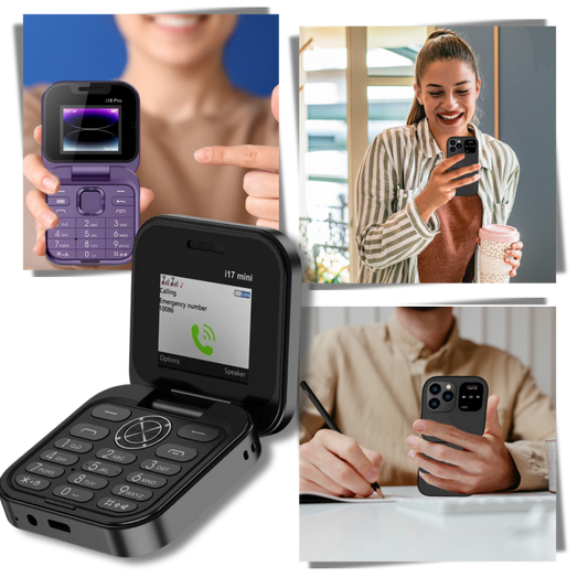 Kleine Dual Sim Vouwtelefoon Basis Model - Velinix