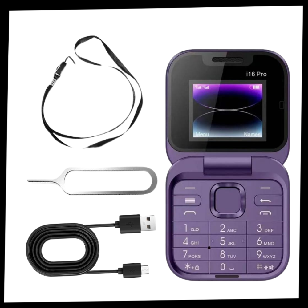 Kleine Dual Sim Vouwtelefoon Basis Model