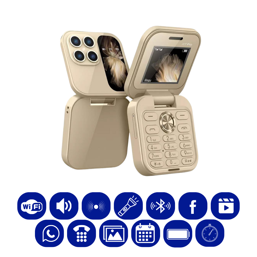 Kleine Dual Sim Vouwtelefoon Basis Model