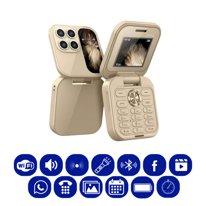 Kleine Dual Sim Vouwtelefoon Basis Model