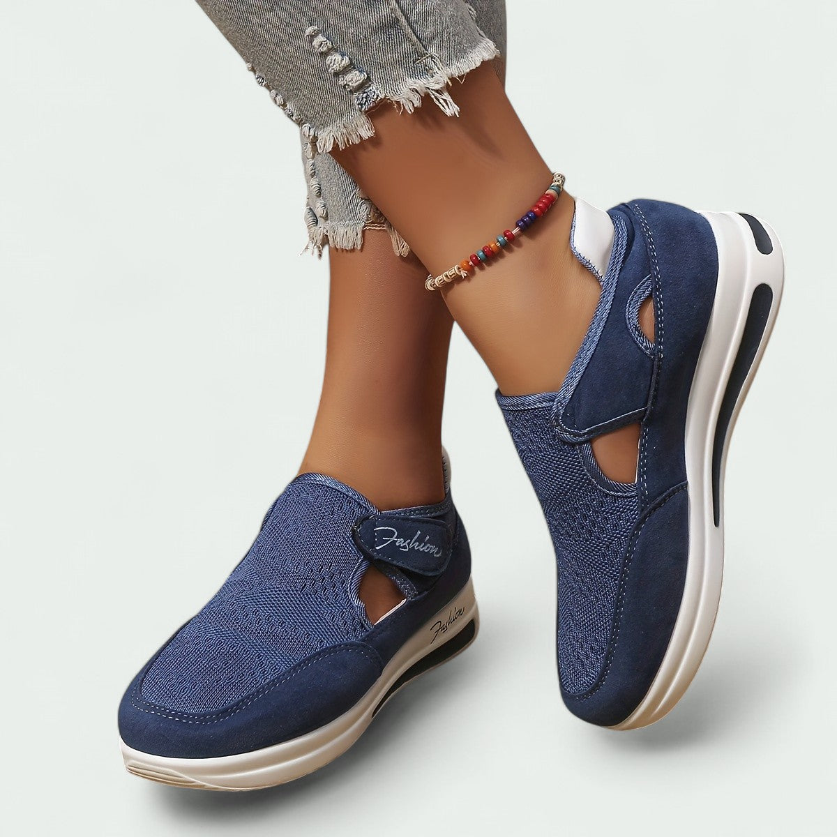 Variant image for Zavina™ – Dames Instappers Ademend Comfort met Verstelbare Sluiting-1