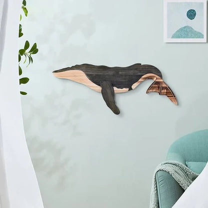Houten Zee Ornament voor Wanddecoratie Ocean Thema