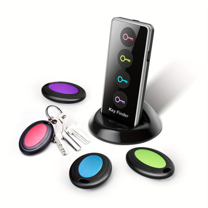 Sleutelzoeker 4-in-1 met LED-lamp en kleurencodes