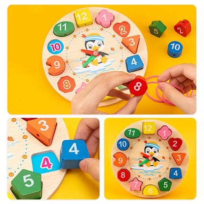 Houten Speelset 5-in-1 Montessori voor Kinderen vanaf 6 Maanden