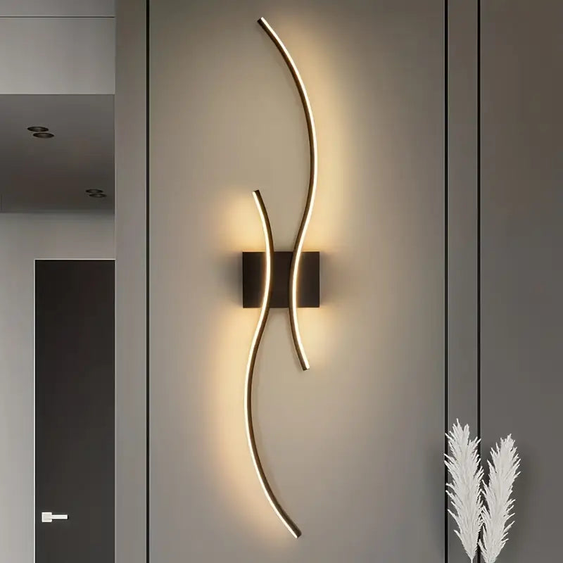 LED Wandlamp Glas Dimbaar Modern Design - Velinix