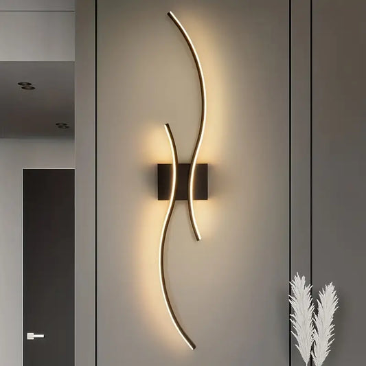 LED Wandlamp Glas Dimbaar Modern Design - Velinix