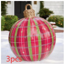 Kerstbal Buiten Decoratie 60cm Weerbestendig PVC