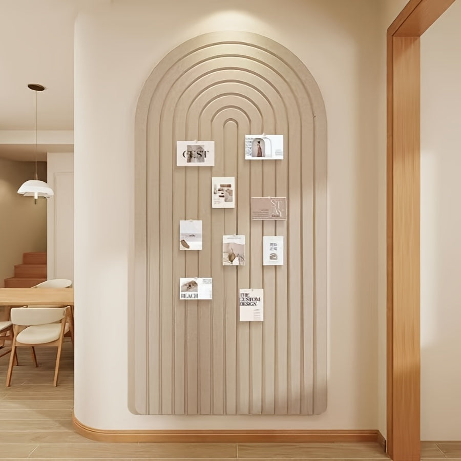 Grote Zelfklevende Prikbord van Polyester Vilt Gebogen Design - Velinix