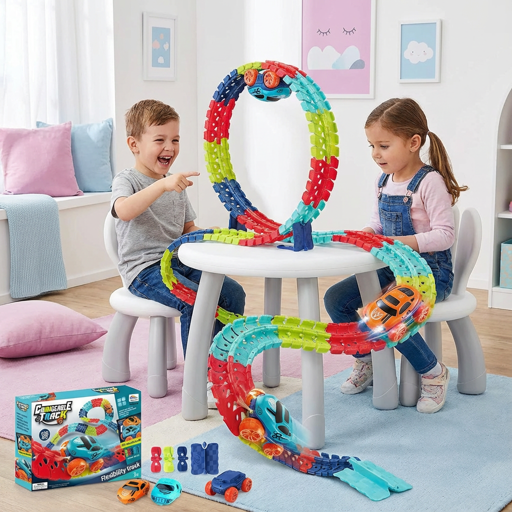 Kinderen Racebaan met Loopband en Hellingbaan