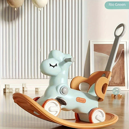 Baby Schommelpaard en Loopfiets 2-in-1 Veilig Leuk