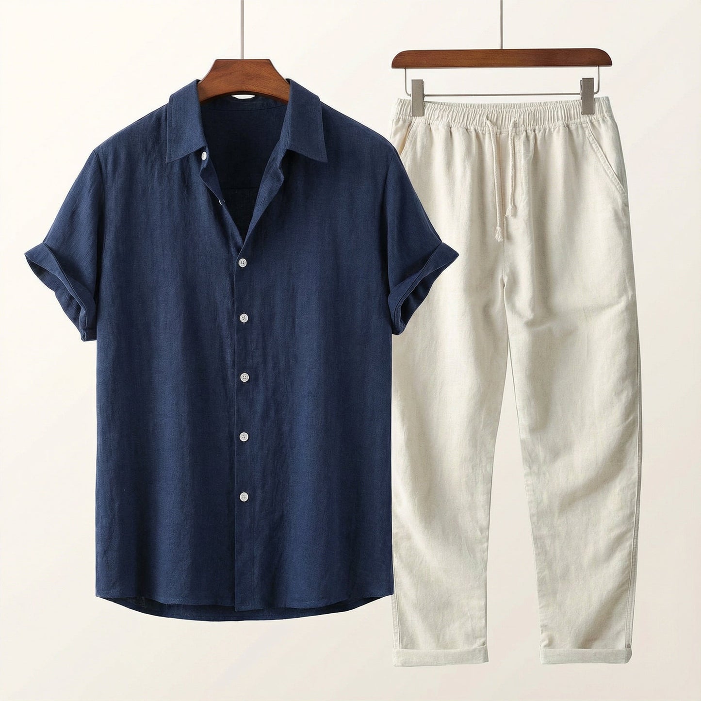 Linnen Zomerset - Luchtige Broek en Overhemd Comfortabel