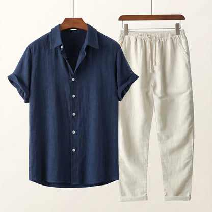 Linnen Zomerset - Luchtige Broek en Overhemd Comfortabel