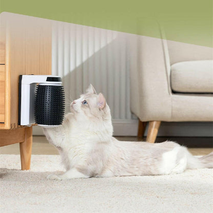 Automatische Kattenborstel Set met Wandbevestiging