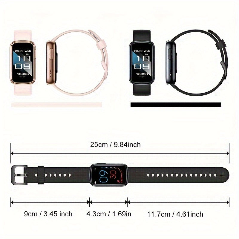 Waterdichte Smartwatch met Lange Batterijduur en Snellaadfunctie voor Fitness