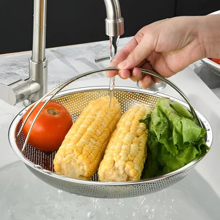 Stoommandje RVS voor Gezond Koken