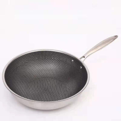 Anti-aanbak Koekenpan van RVS met Non-Stick Laag