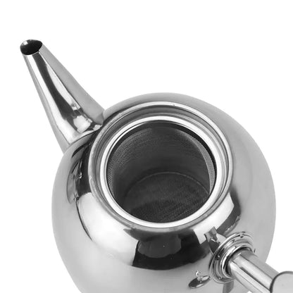 RVS Theepot met Zeef en Anti-lek Systeem