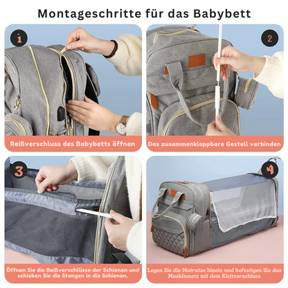 Baby Rugzak met Verschoonbed 2-in-1 Set