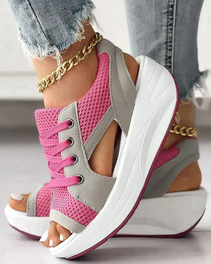 Variant image for TrendyMuffin™ – Dames Sandalen met Ultiem Comfort en Vetersluiting-9