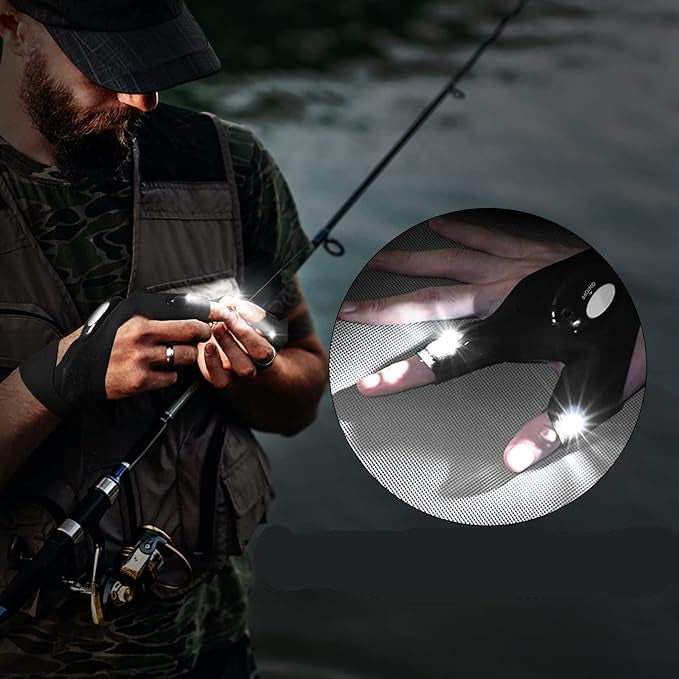LED Zaklamp Waterdicht met Handschoenen voor Buitengebruik