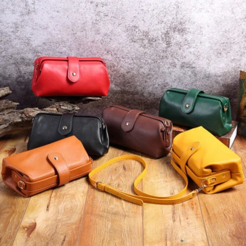 Klassieke Schoudertas Vintage Stijl Compact Design - Velinix