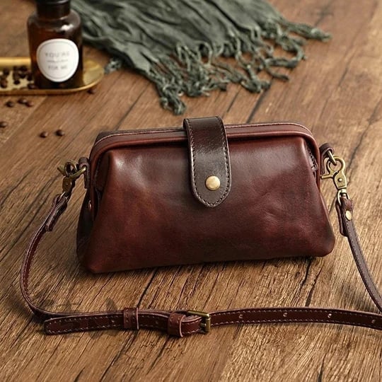 Klassieke Schoudertas Vintage Stijl Compact Design