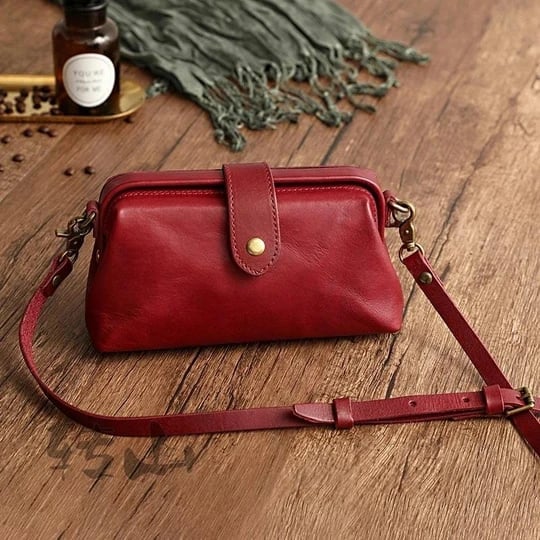 Klassieke Schoudertas Vintage Stijl Compact Design