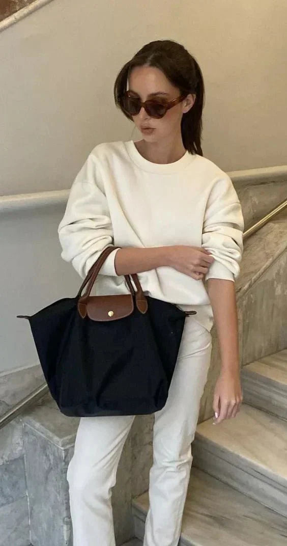 Vrouwen Schoudertas met Verstelbare Schouderbandjes Elegante Stijl - Velinix