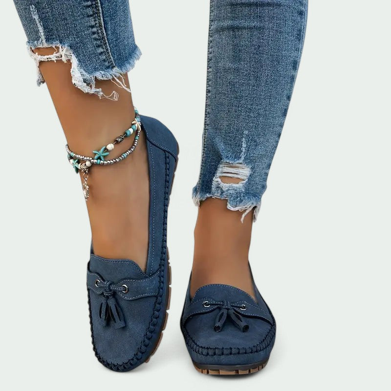 Melina™ – Dames Loafers met Comfortabele Franje en Slip-On Design-3