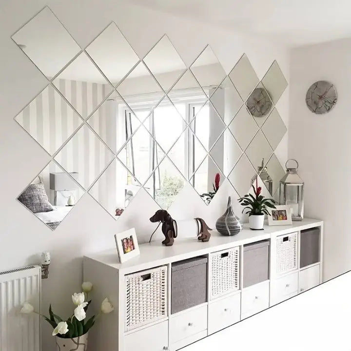Muurstickers Spiegel Effect 3D Moderne Decoratie