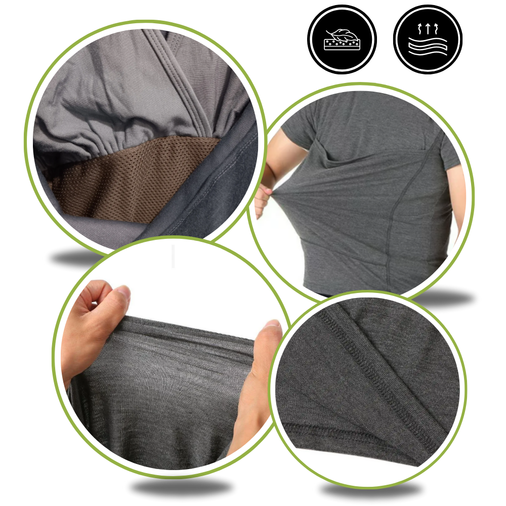 Kangoeroe T-shirt voor Mannen Comfortabel Modieus