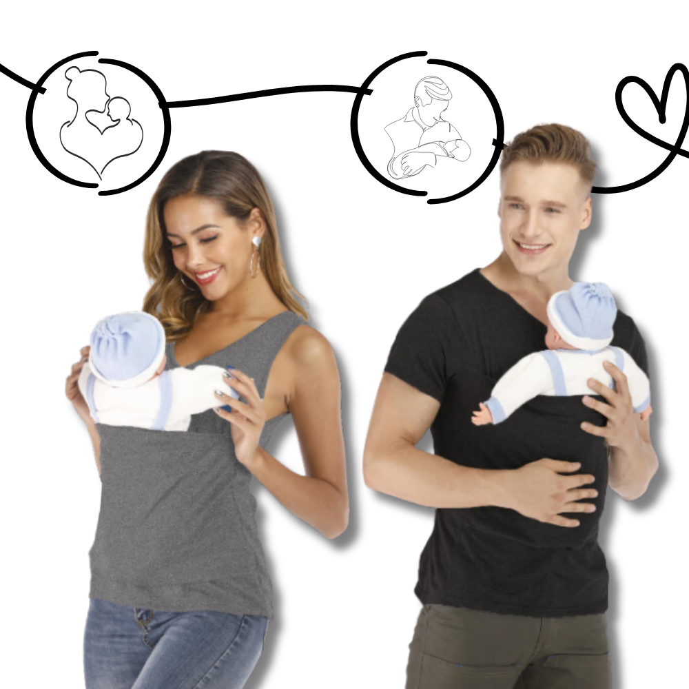 Kangoeroe T-shirt voor Mannen Comfortabel Modieus