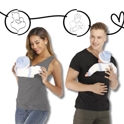 Kangoeroe T-shirt voor Mannen Comfortabel Modieus