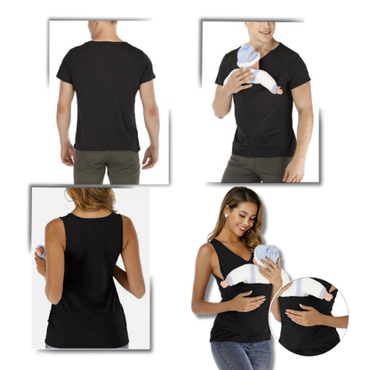 Kangoeroe T-shirt voor Mannen Comfortabel Modieus