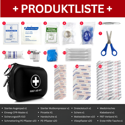 EHBO Kit 91 Delig Compleet Eerste Hulp Koffer