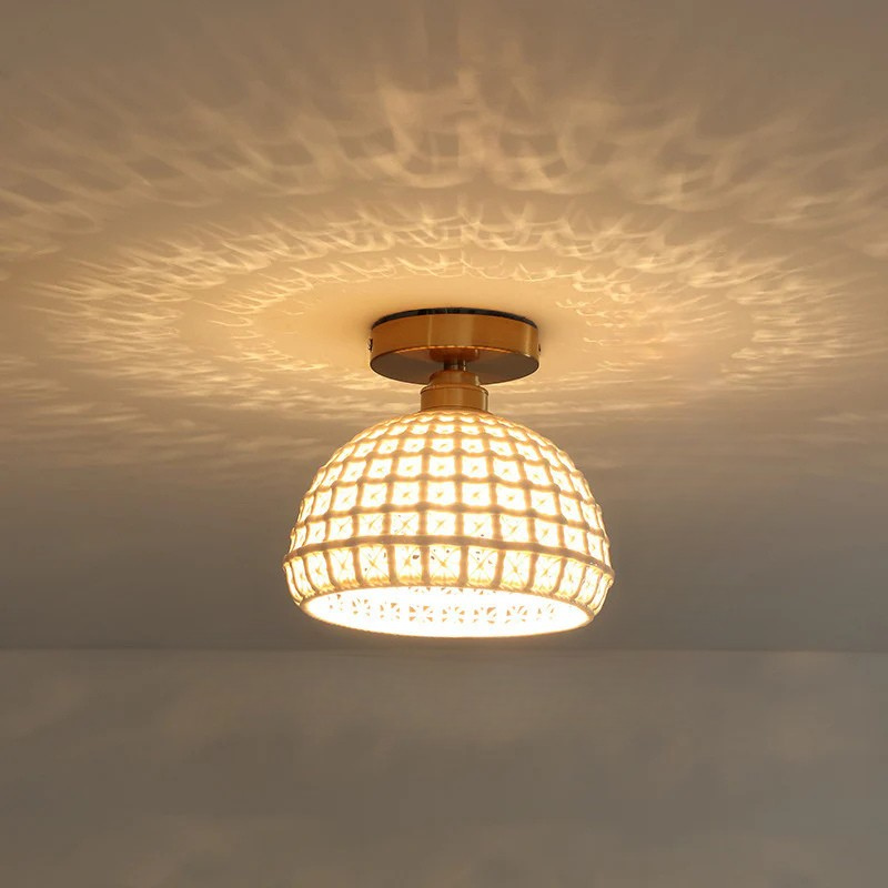 Keramische Plafondlamp Nordic Stijl Warm Wit Licht