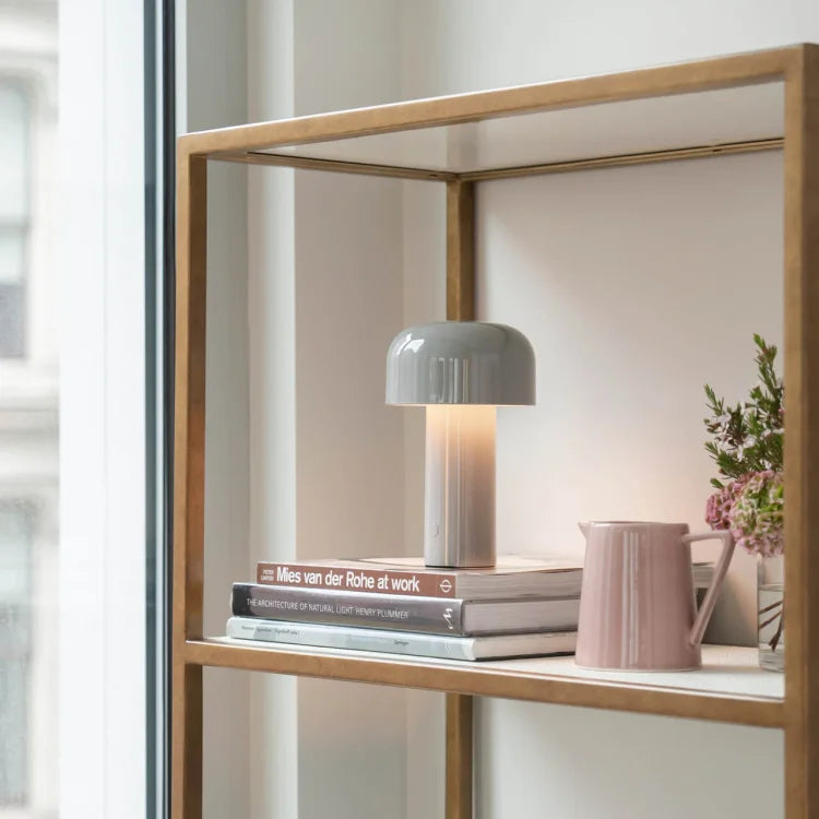 Oplaadbare Tafellamp Paddestoelvorm Modern Design