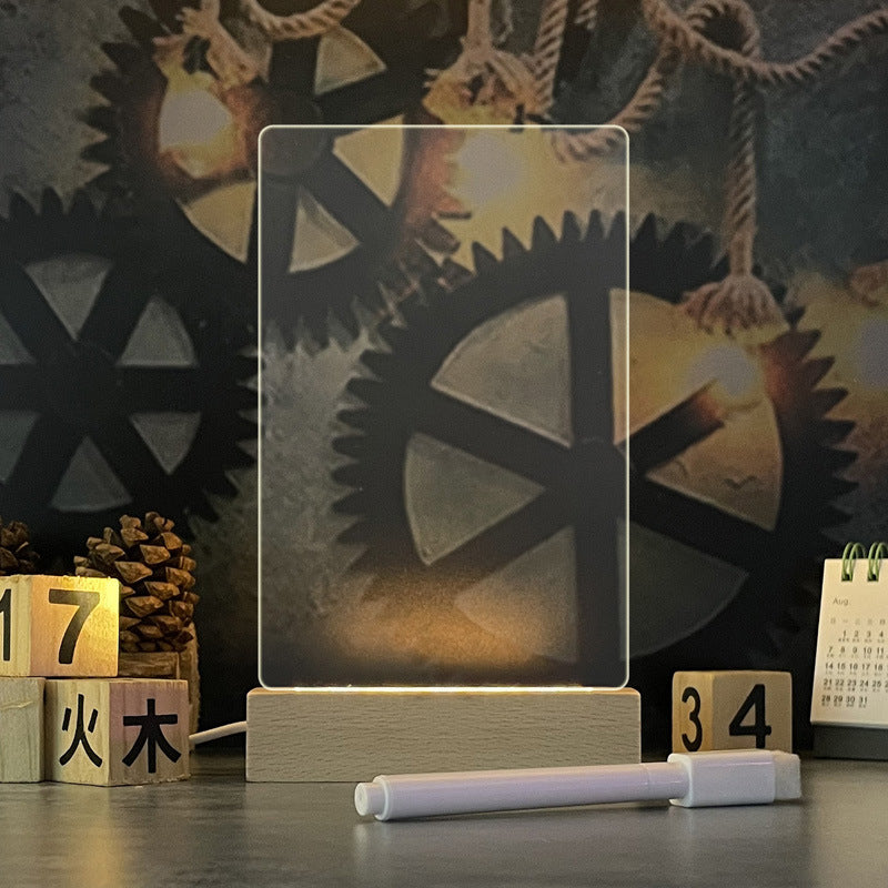 Nachtlampje Met Klei Bord Creatief Design