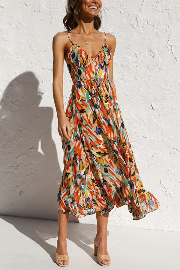 Variant image for Charity™ – Dames Jurk Midi met Flatterend Silhouet en Vivid Kleuren-1
