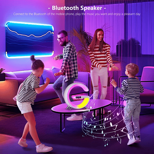 Bluetooth Speaker met Verlichting en Wekkerfunctie