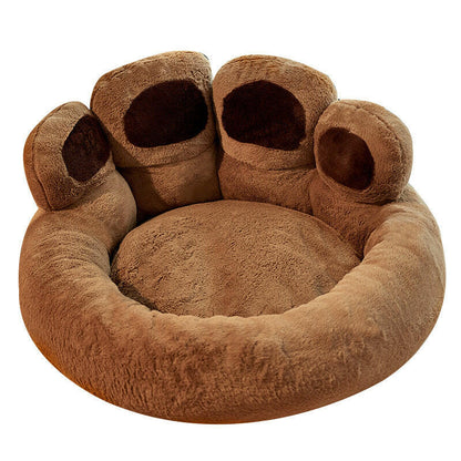 Ronde Hondenmand Groot Pluche Luxe Huisdierbed