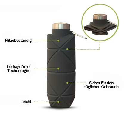 Opvouwbare Waterfles 750ml Licht en Compact