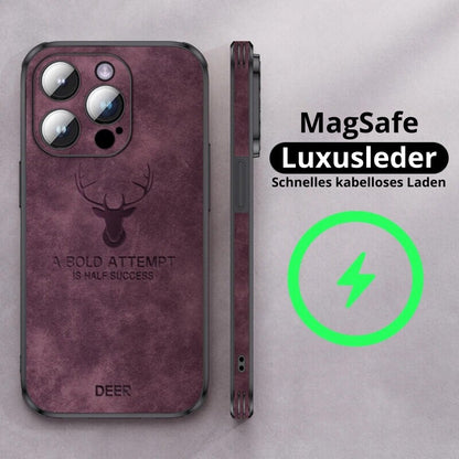Leren iPhone Hoesje met Stijlvol Design en Schokbestendige Bescherming