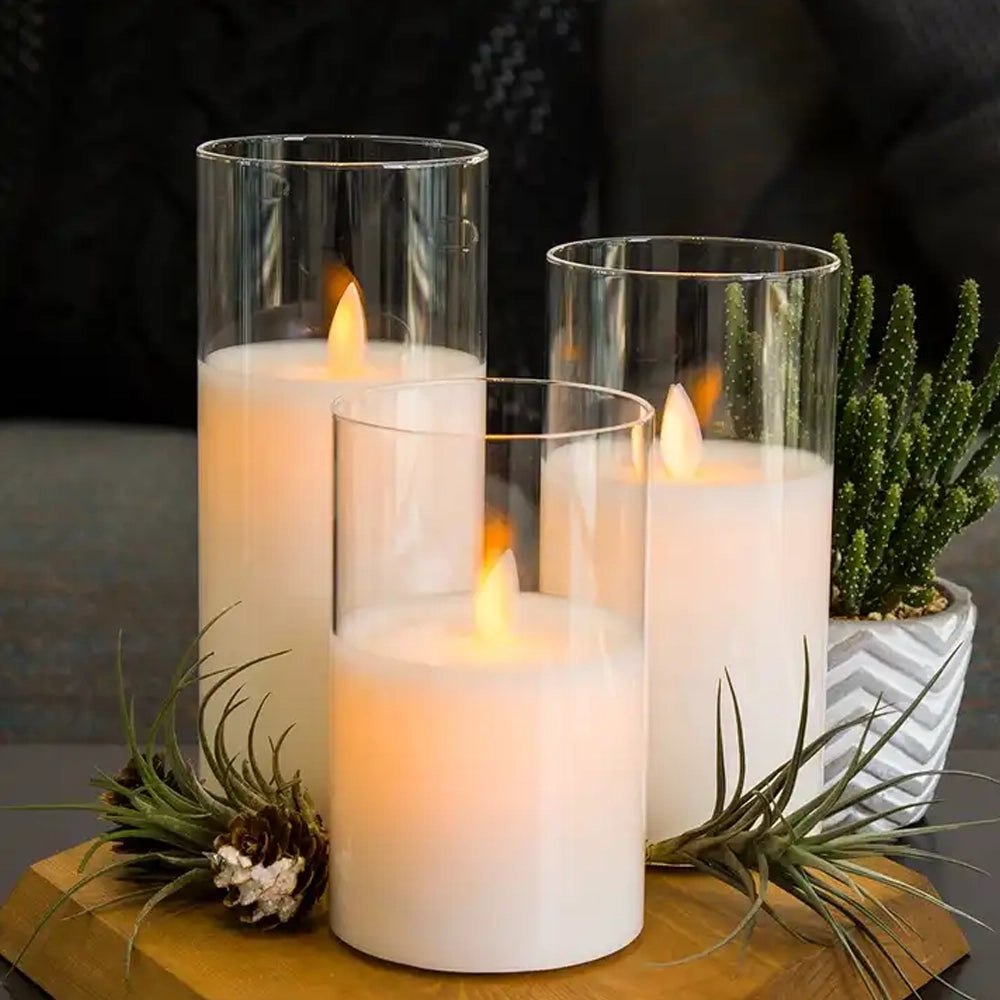 LED Kaarsenset Dimbaar met Afstandsbediening voor Sfeer