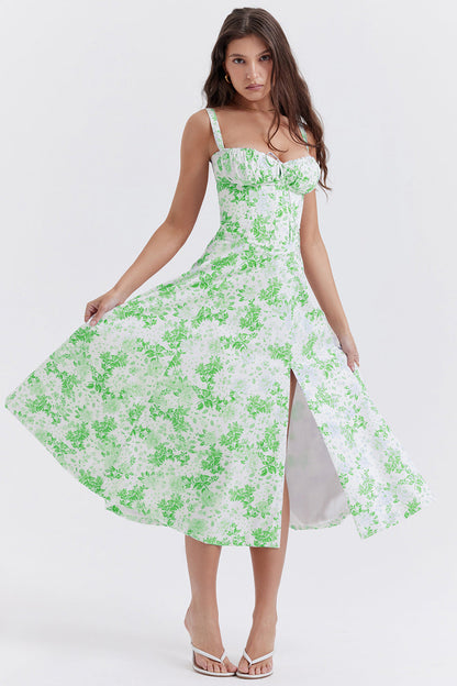 Floraviva™ – Dames Jurk Met Bloemenprint en Flawless Fit voor Elke Gelegenheid-5
