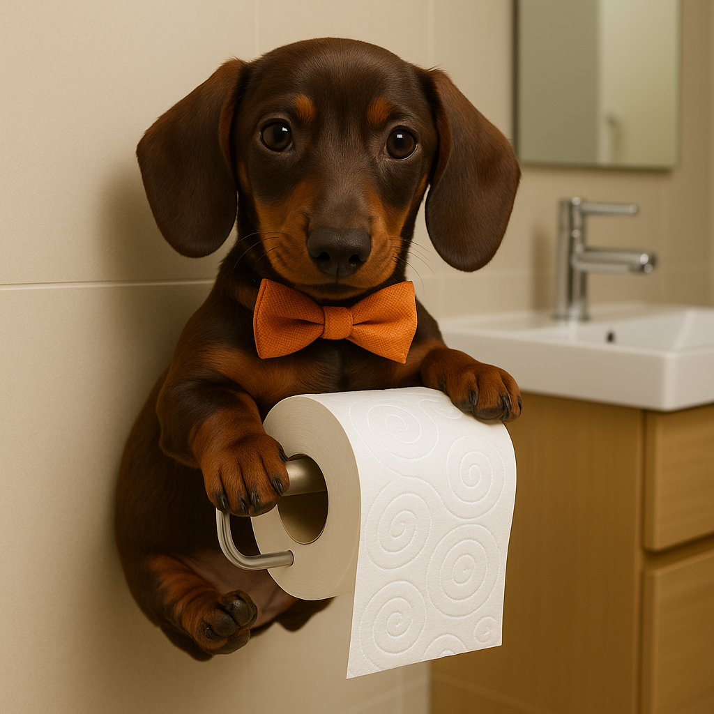 Dierenlijk Toiletrolhouder Charmant Huisdiervriendelijk Accessoire