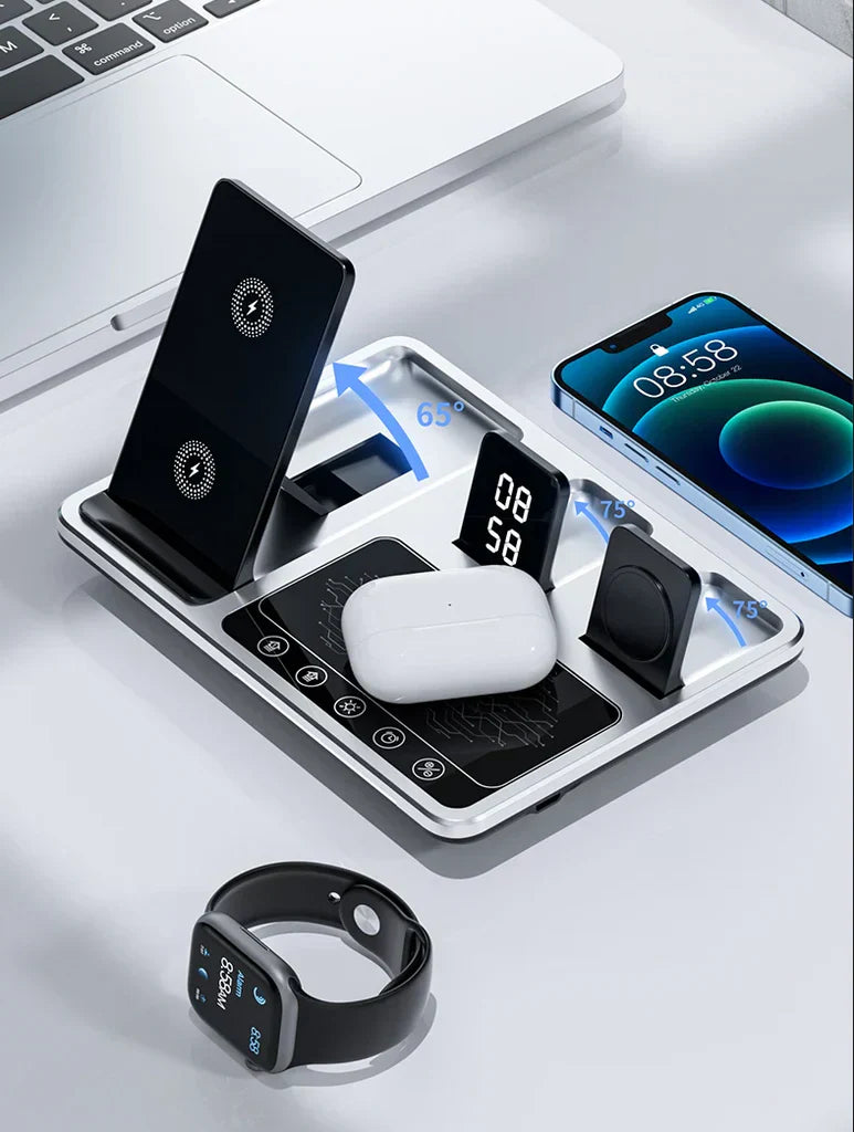 Draadloos Oplaadstation 4-in-1 voor iPhone, Apple Watch en AirPods Snell
