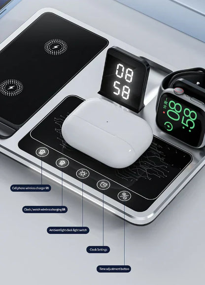 Draadloos Oplaadstation 4-in-1 voor iPhone, Apple Watch en AirPods Snell